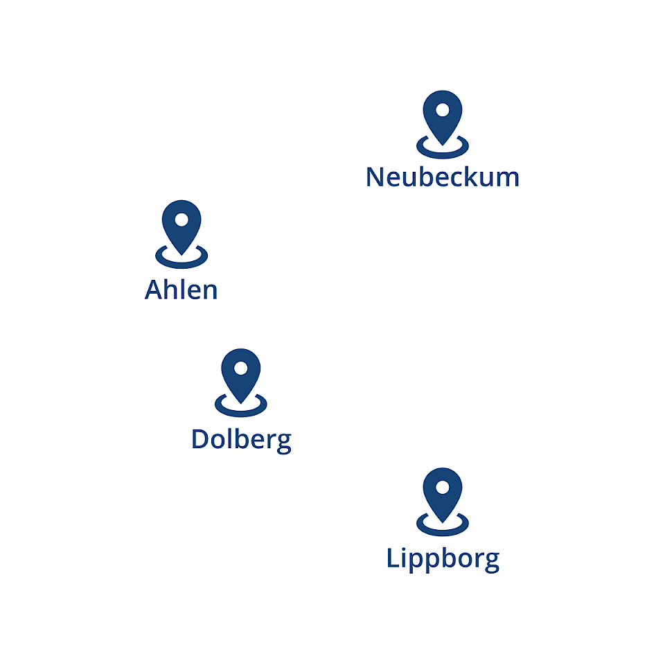 Unsere Zahnarzt-Praxen: Ahlen, Dolberg, Neubeckum und Lippborg